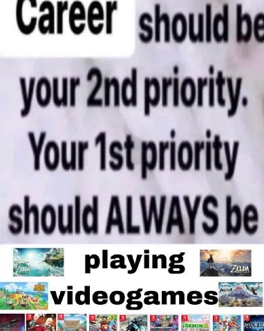 should be your priority Your priority snould ALWAYS be playing