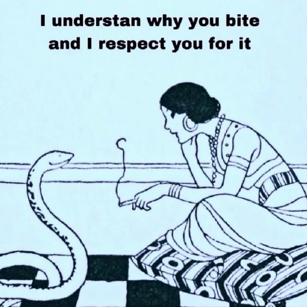 understan why you bite and 1 respect you for it a