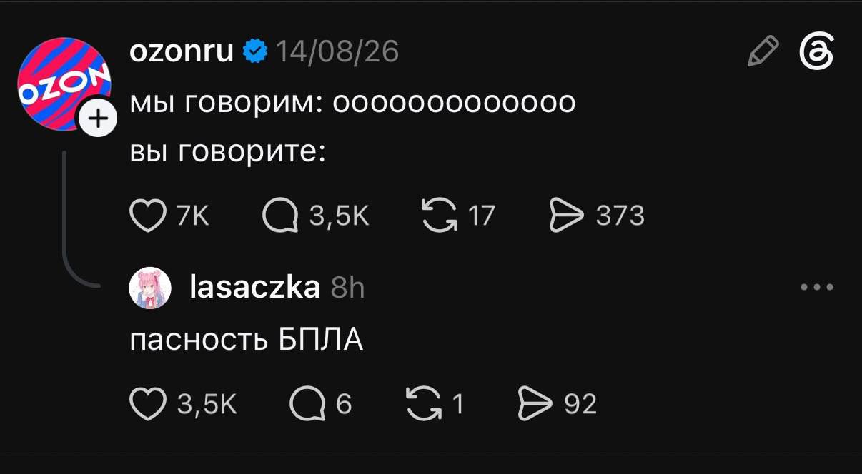 ozonru (5 О от мы говорим: 0000000000000 вы говорите: [2373 lasaczka пасность БПЛА