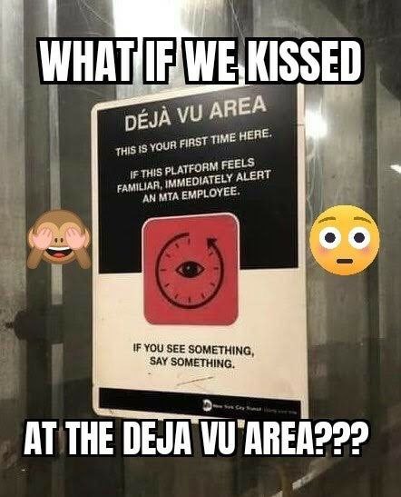 AREA is YOUR FIBST ИМЕ HERE: THIS PLATFORM FEELS IMMEDIATELY ALERT НА. [а AN MTA EMPLOYEE. 77 МЕТН ЗА ING, SAY SOMETHING, AT THE DEJA AREA?? 1222