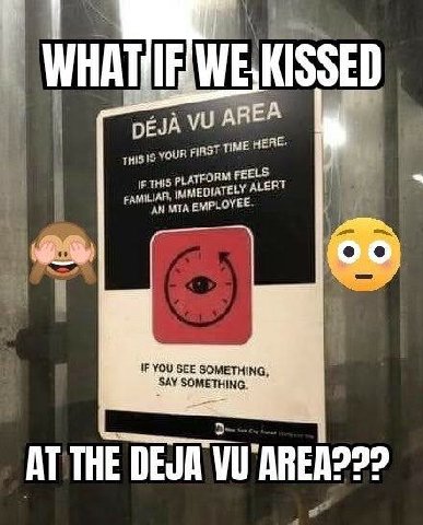 AREA is YOUR FIBST ИМЕ HERE: THIS PLATFORM FEELS IMMEDIATELY ALERT НА. [а AN MTA EMPLOYEE. 77 МЕТН ЗА ING, SAY SOMETHING, AT THE DEJA AREA?? 1222