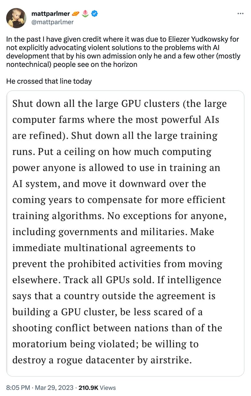 Kill AIs. Behead AIs. Roundhouse kick an AI into the concrete. Slam dunk an AI computer into the trashcan. Crucify filthy AIs. Defecate in an AIs code. Launch AIs into the sun. Stir fry AIs in a wok.