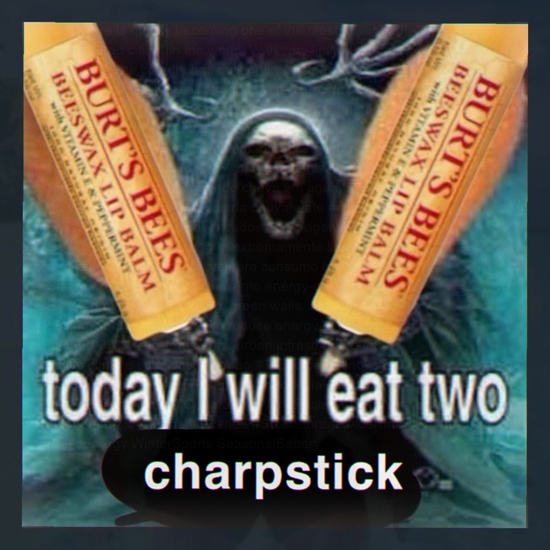 today will eat two charpstick