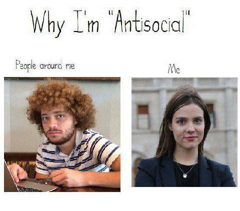 Why ‘Antisocial People around me Me