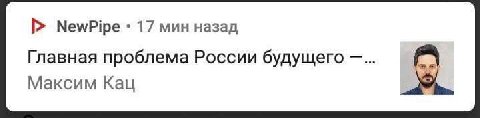NewPipe 17 мин назад Главная проблема России будущего Максим Кац