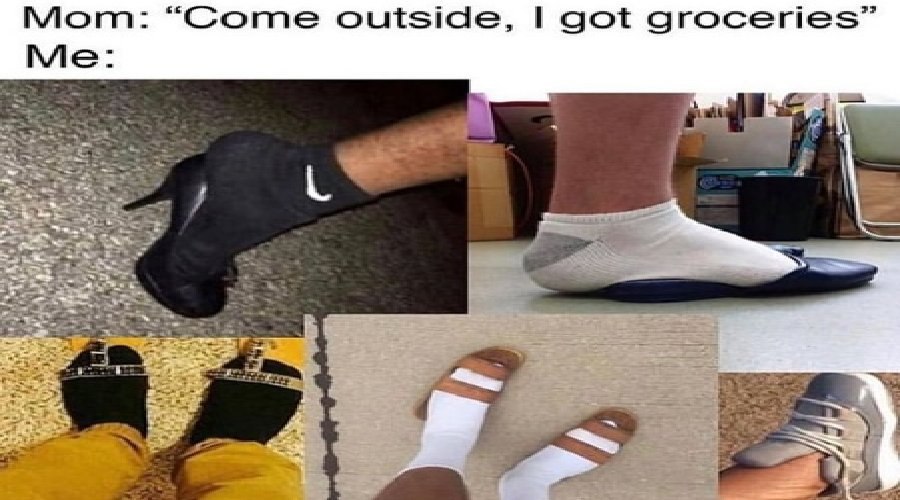 Mom: “Come outside, I got groceries”