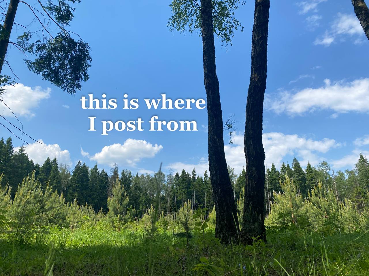 this is where I from