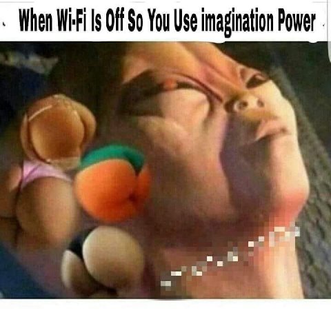 When Wi-Fi Is Off So You Use imagination Power