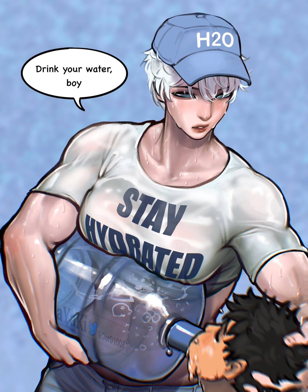 Drink your water, boy