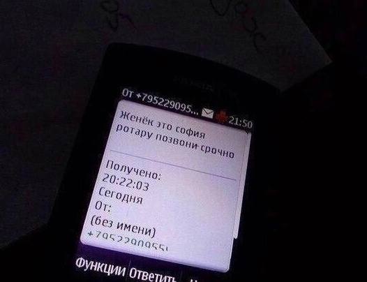 Or 5 21:50 ITH Ротару по Вони 20:22:05 От. (без имени) ФУнкции Ответ,