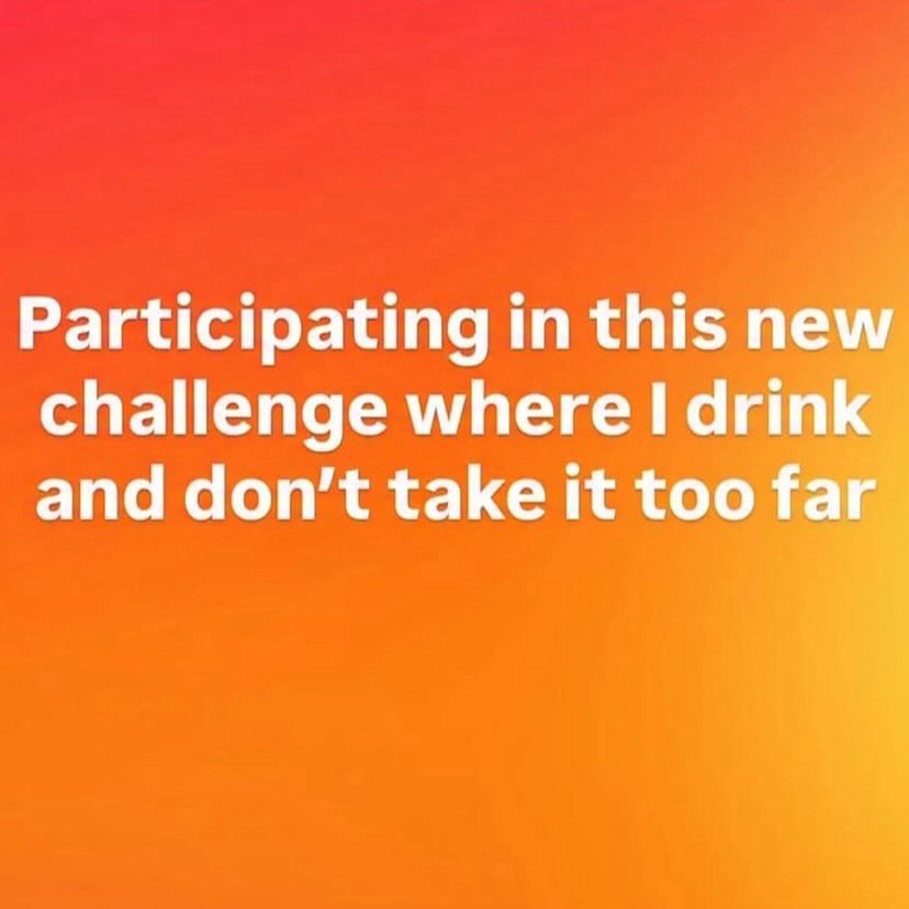 Participating this new challenge where drink and don’t take it too far
