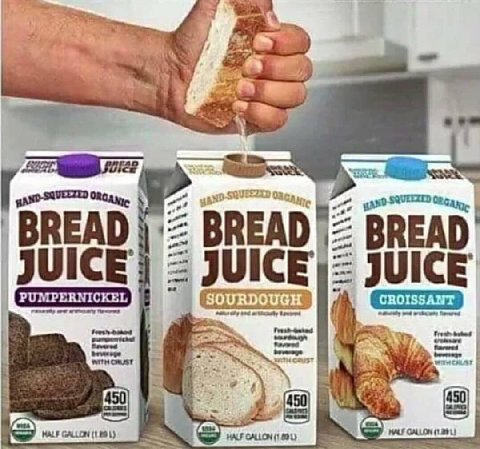 SQUEEZID BREAD BREAD JUICE JUICE JUICE CHOISSANT [450 GALLON HALF