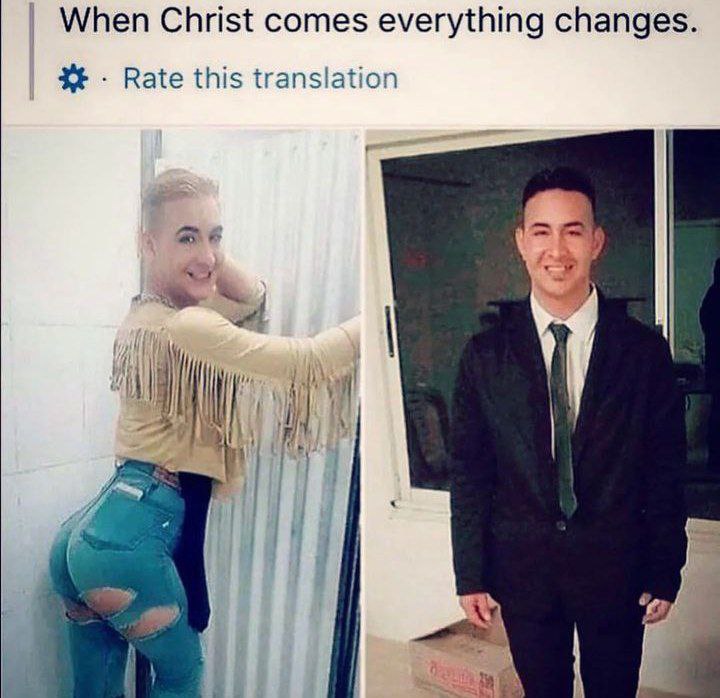 When Christ comes everything changes Rate this translation 2