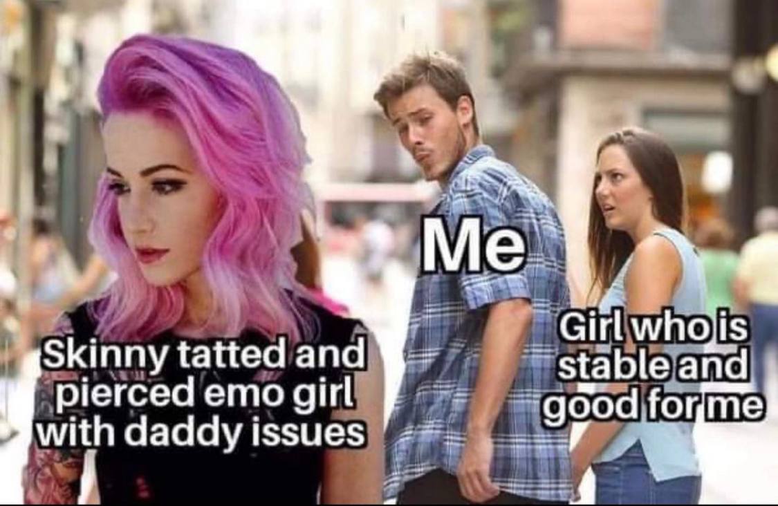 Girl Skinny tatted and stable and pierced emo girl 9904 me with daddy issues 4