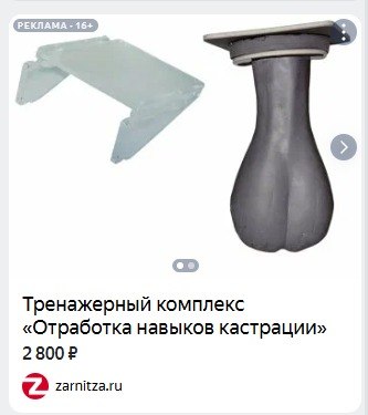 16+ у Тренажерный комплекс «Отработка навыков кастрации» 28002 zarnitza.ru