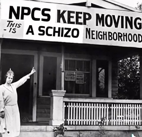 NPCS KEEP MOVING А SCHIZO