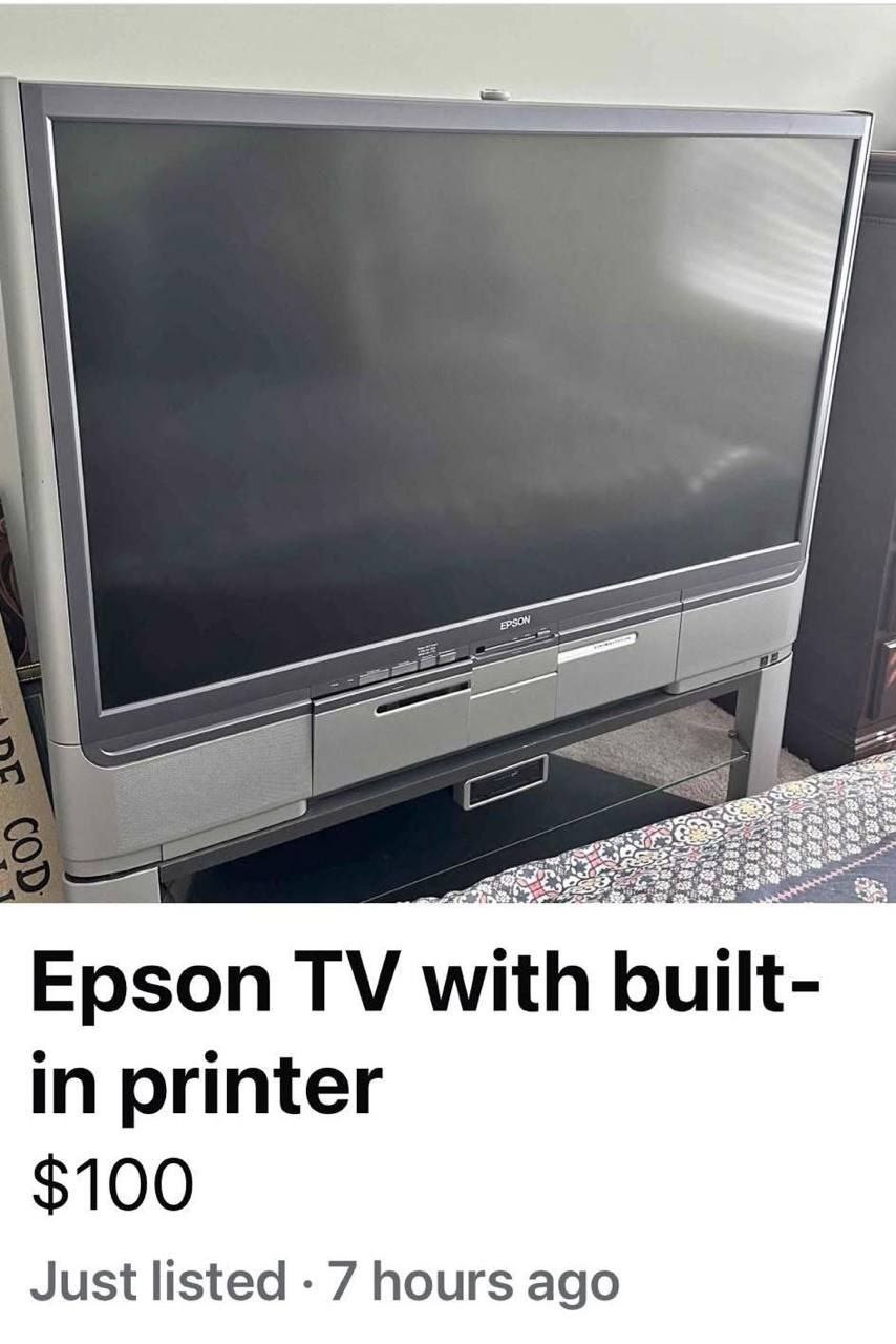 Epson with built- In printer $100 Just listed 7 hours ago