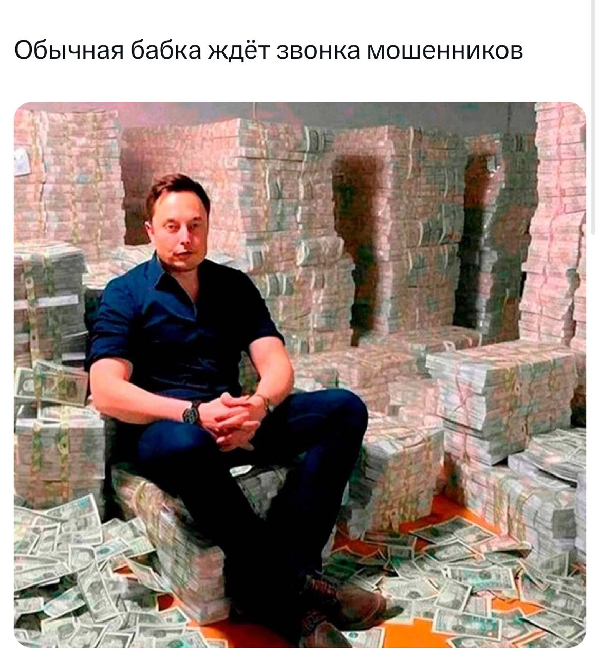 Обычная бабка ждёт звонка мошенников 9 A= 4