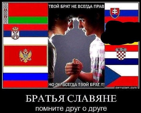 ТВОЙ БРАТ НЕ ВСЕГДА 3 а 1 НО ТВОЙ БРАТ БРАТЬЯ СЛАВЯНЕ помните друг о друге