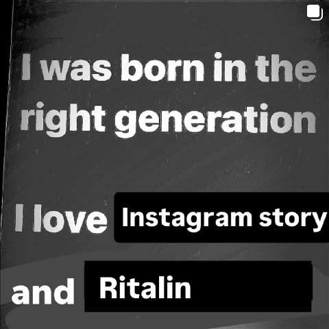 born right депегано! love Instagram story and Ritalin