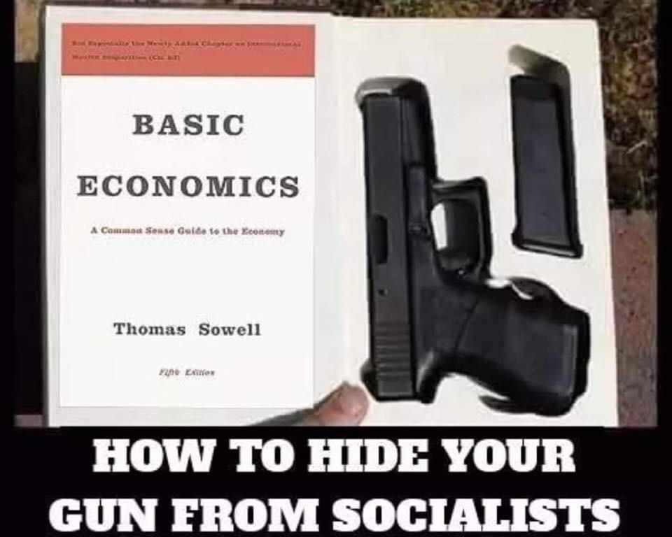 BASIC ECONOMICS Thomas Sowell HOW TO HIDE YOUR GUN FROM SOCIALISTS