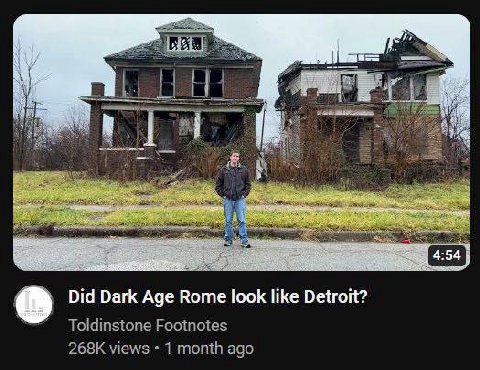 Did Dark Age Rome look like Detroit?