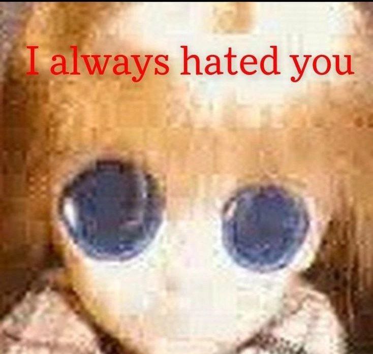 hated you