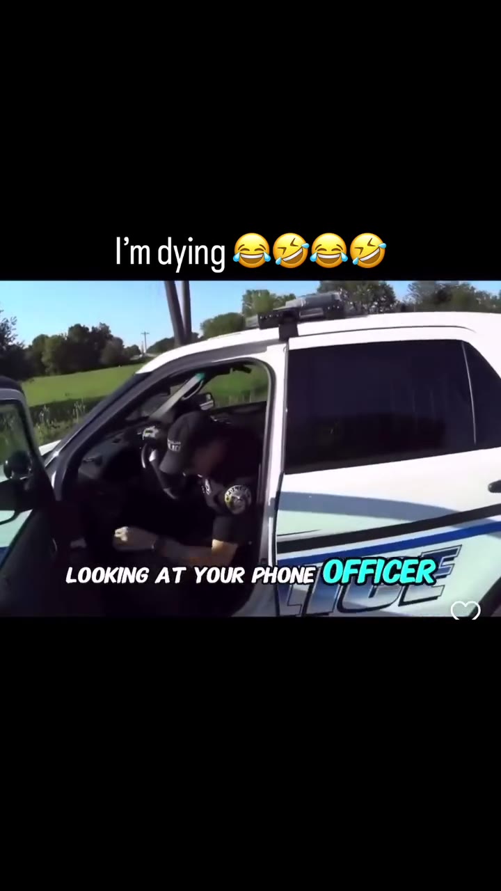 LOOKING AT YOUR pHone/ OFFICER