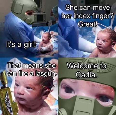 She can move her,index finger? Great! я 7- Иза girl means she Welcome to Cadia oN