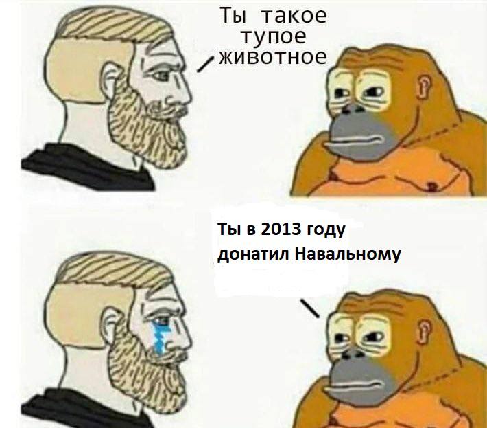 Ты такое тупое вотное 2 Ты в 2013 году 22727 22772 донатил Навальному