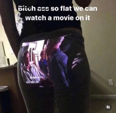 so flat we can watch a movie