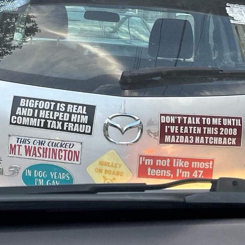 DON'T TALK TO MEUNTIL TAK РМЕЕАТЕН THIS 2008 MAZDA3 HATCHBACK WASHINGTON not like most teens,