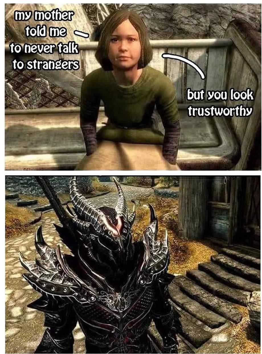 toldyme to strange but you look trustworthy