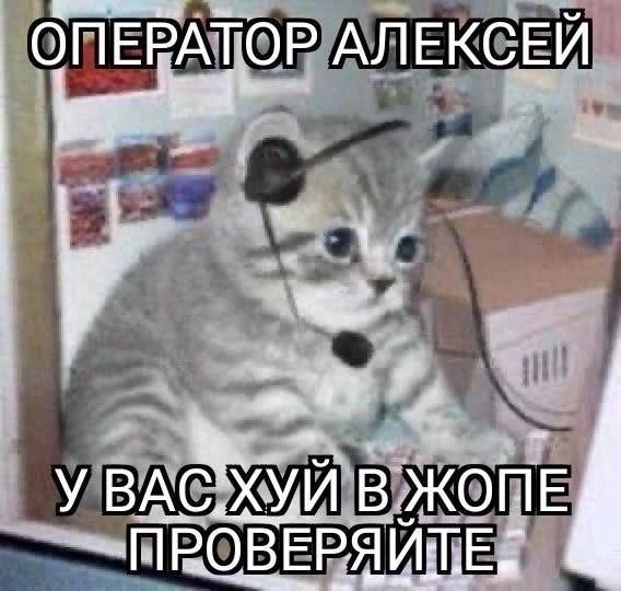 АЛЕКСЕЙ у ХУЙ В ЖОПЕ ПРОВЕРЯЙТЕ;