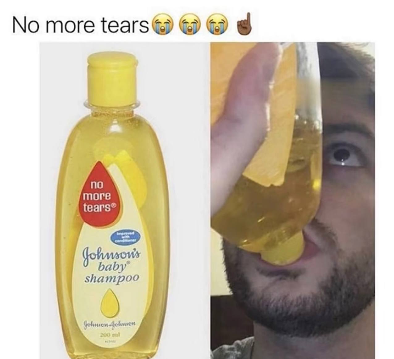 No no more tears shampoo