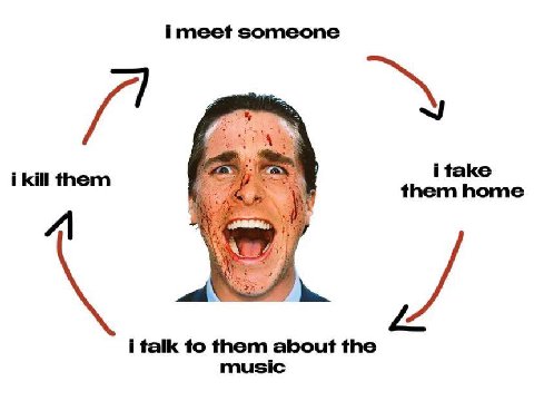 imeet someone i kill them i take them home 57 i talk to them about the music