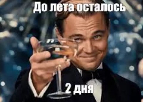 До лета осталось