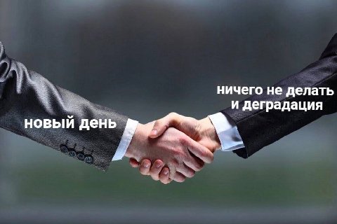 ничего не делать и деградация новый день