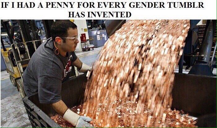 IF IT HAD А PENNY FOR EVERY GENDER TUMBLR INVENTED в“ 4 a и aerate