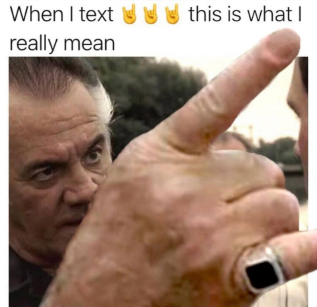 When text this is what really mean