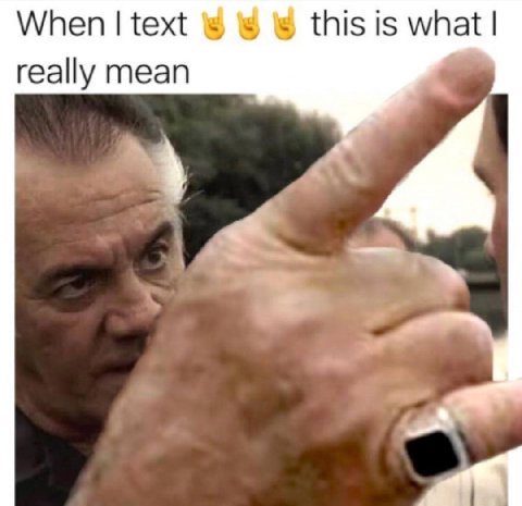 When text this is what really mean