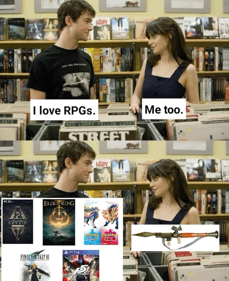 i у “AS love RPGs. Me too. и. ime