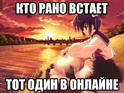 КТО РАНО ВСТАЕТ TOT В ОНЛАЙНЕ
