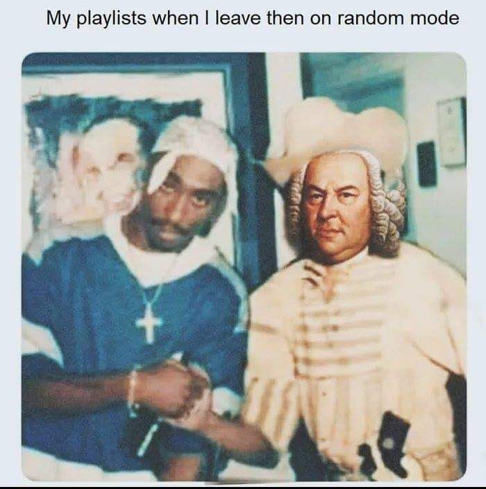 My playlists when leave then random mode 4