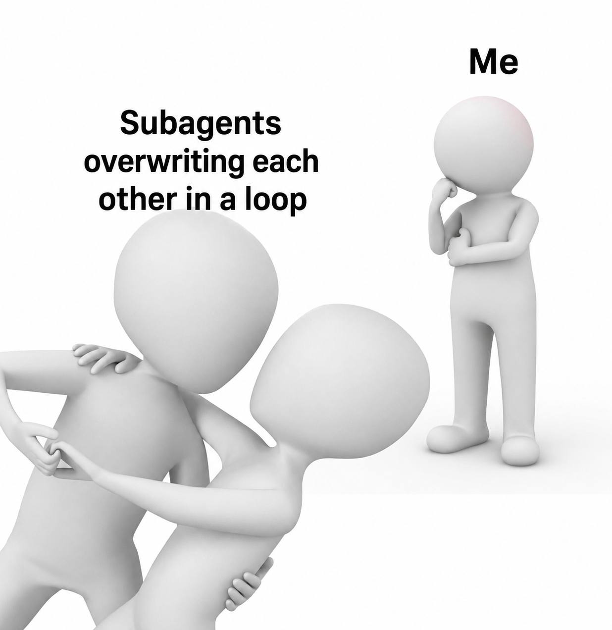 Subagents overwriting each other loop
