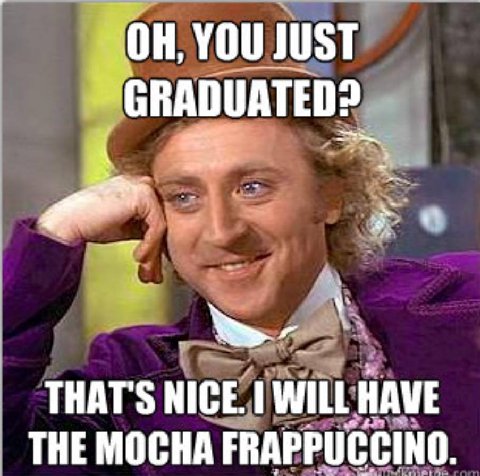 ОН, YOU JUST 1 THAT'S МСЕ THE MOCHA FRAPPUCCINO.