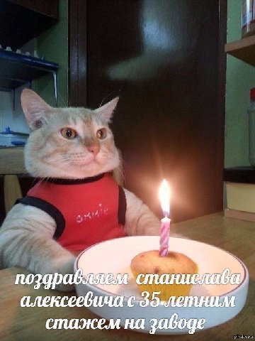аленсеевича с стажем на заводе