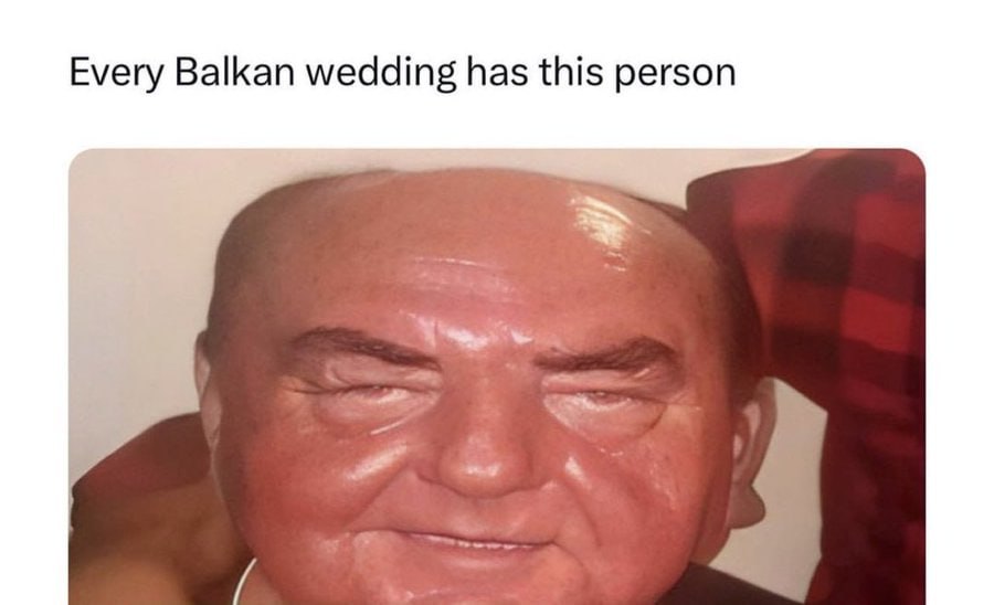 Every Balkan wedding has this person
