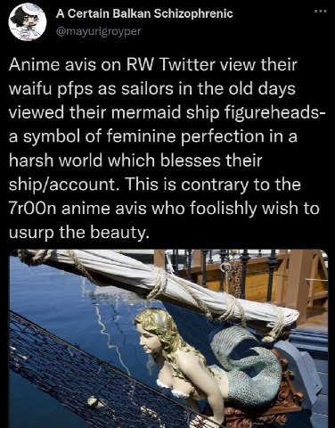 A Certain Balkan Schizophrenic Anim avis on Twitter view пей sailors in the DTDS as 5! days viewed their mermaid ship reheads- a symbol of feminine perfection in а harsh world which blesses their This