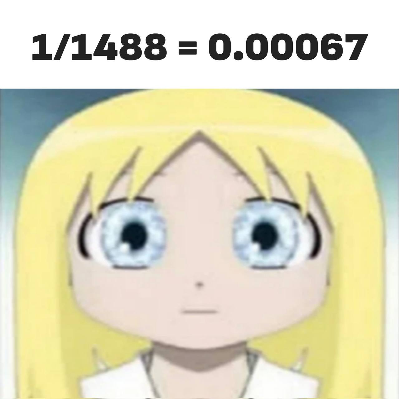 1/1488 0.00067
